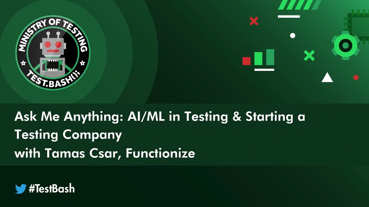 Ask Me Anything: AI/ML in Testing & Starting A Testing Company image