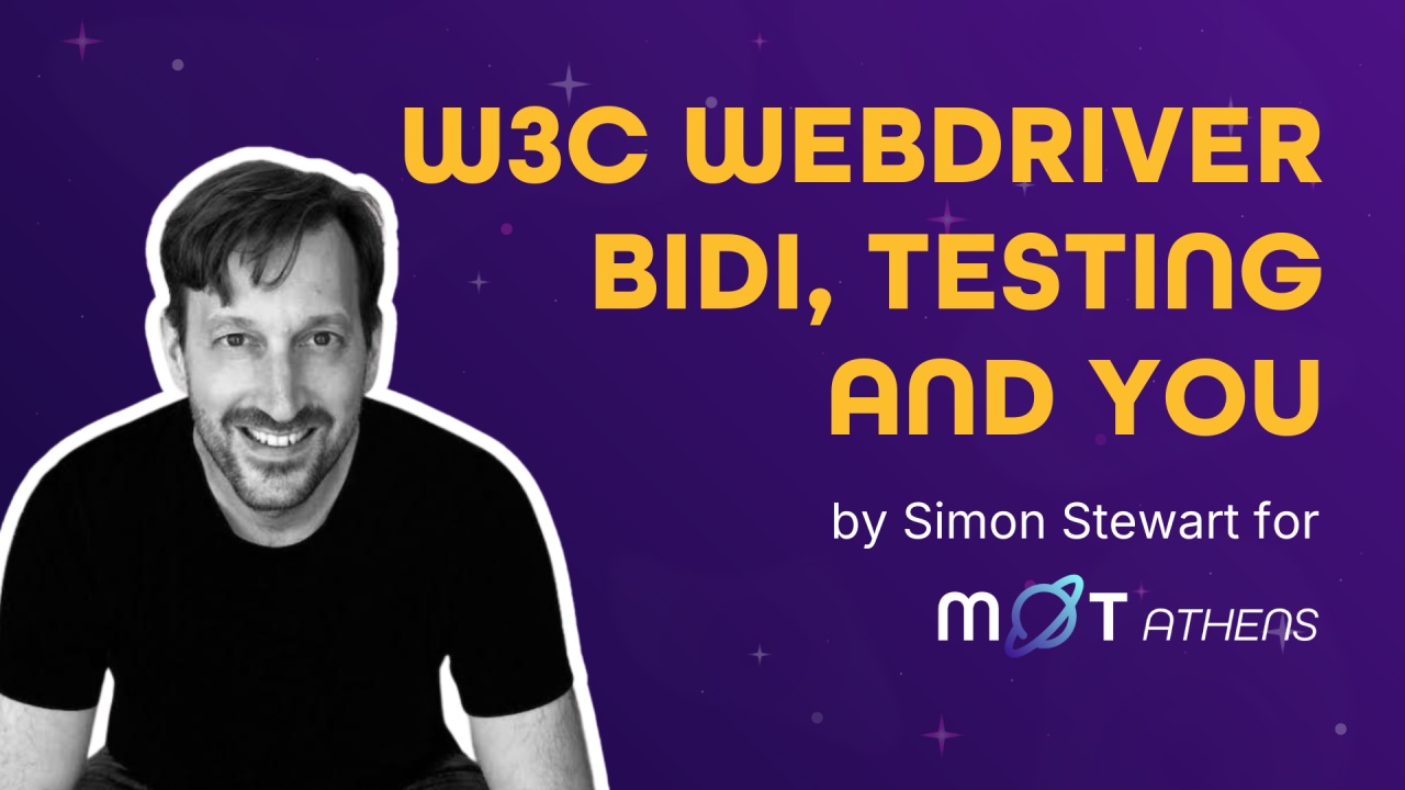 W3C WebDriver Bidi, testing and you image