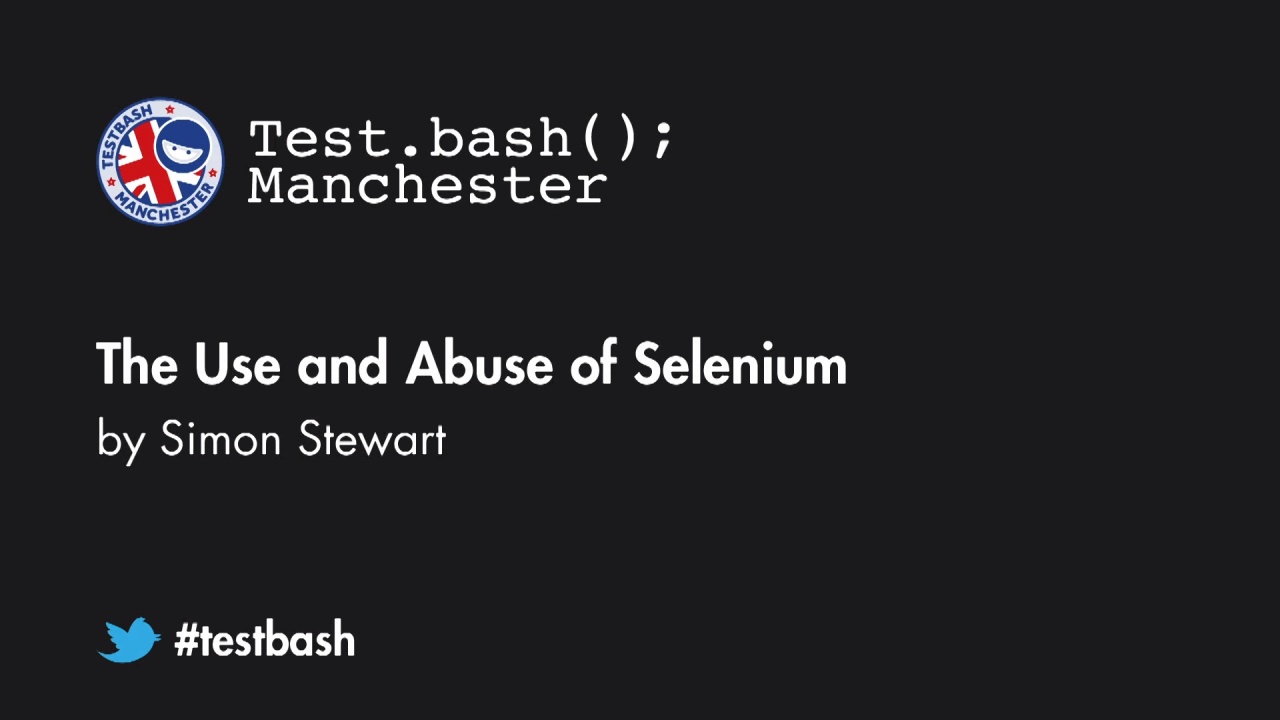 The Use and Abuse of Selenium - Simon Stewart image